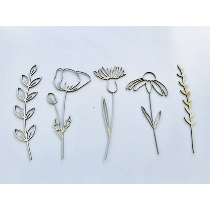 Wildflowers Wall Decals - Timber Tinkers