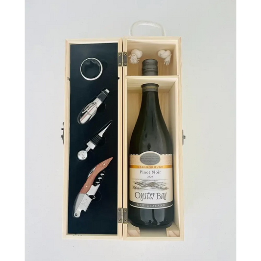 Wine Box Set - Happiness is being a Dad - Timber Tinkers
