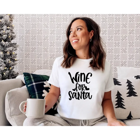 Wine for Santa T-Shirt - Timber Tinkers