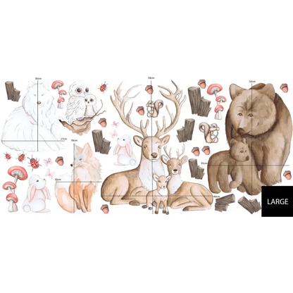 Winter Woodlands Decals - Timber Tinkers
