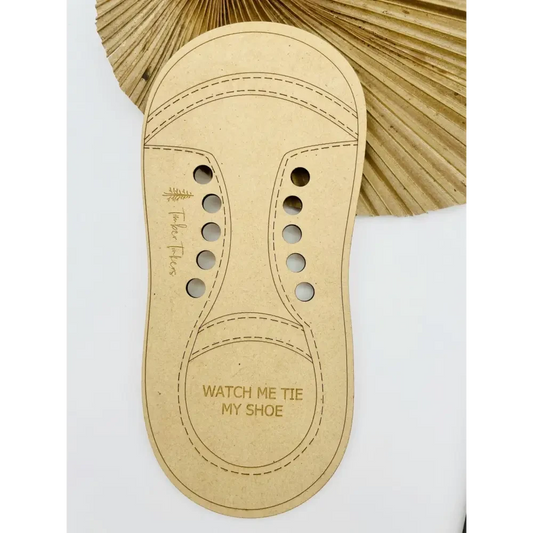 Wooden Shoe Lace Learning Kit - Timber Tinkers