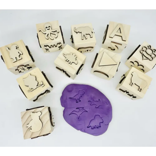 Wooden Stamp Blocks - Timber Tinkers
