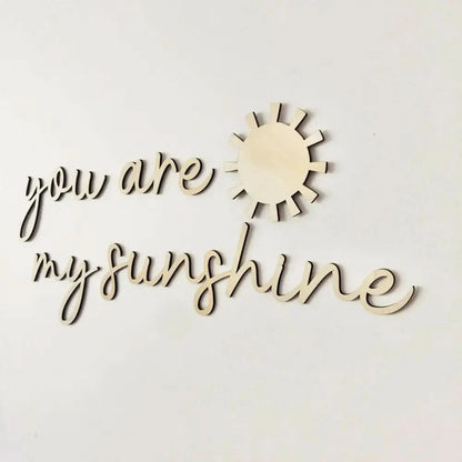 you are my sunshine wall plaque - Timber Tinkers