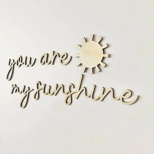 you are my sunshine wall plaque - Timber Tinkers
